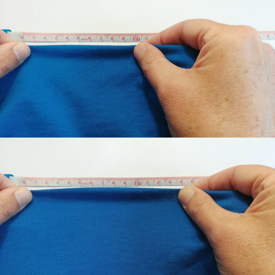 Stretch Factor - How to work out a fabrics stretch percentage