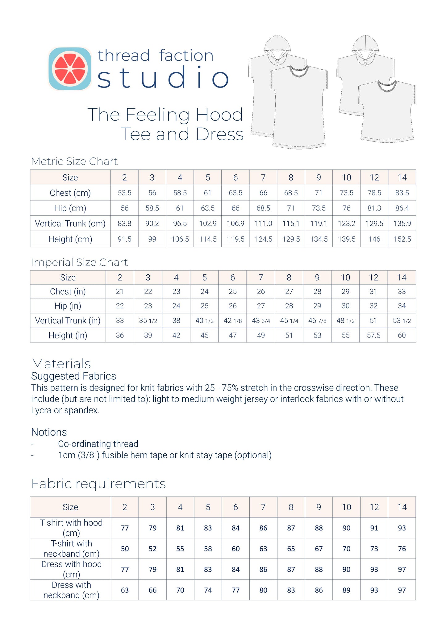 The Feeling Hood Tee and Dress