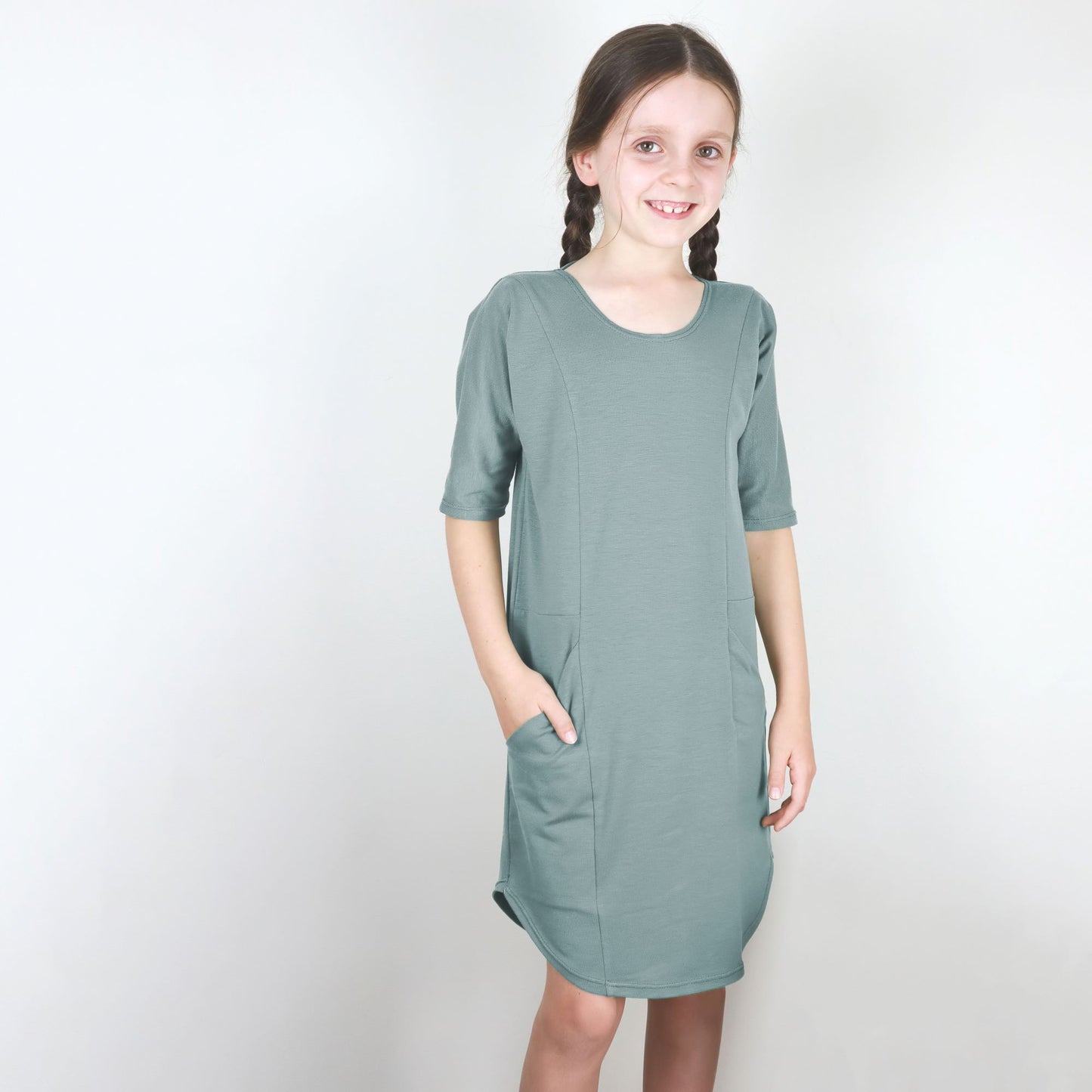 Zero Waste Dolman Sweater Dress Pattern