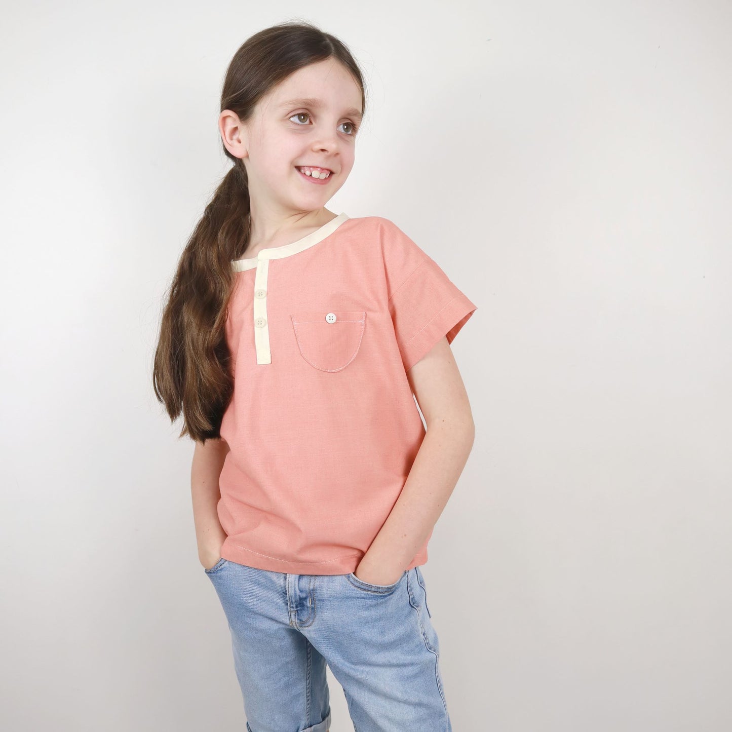 Zero Waste Henley Tee Pattern