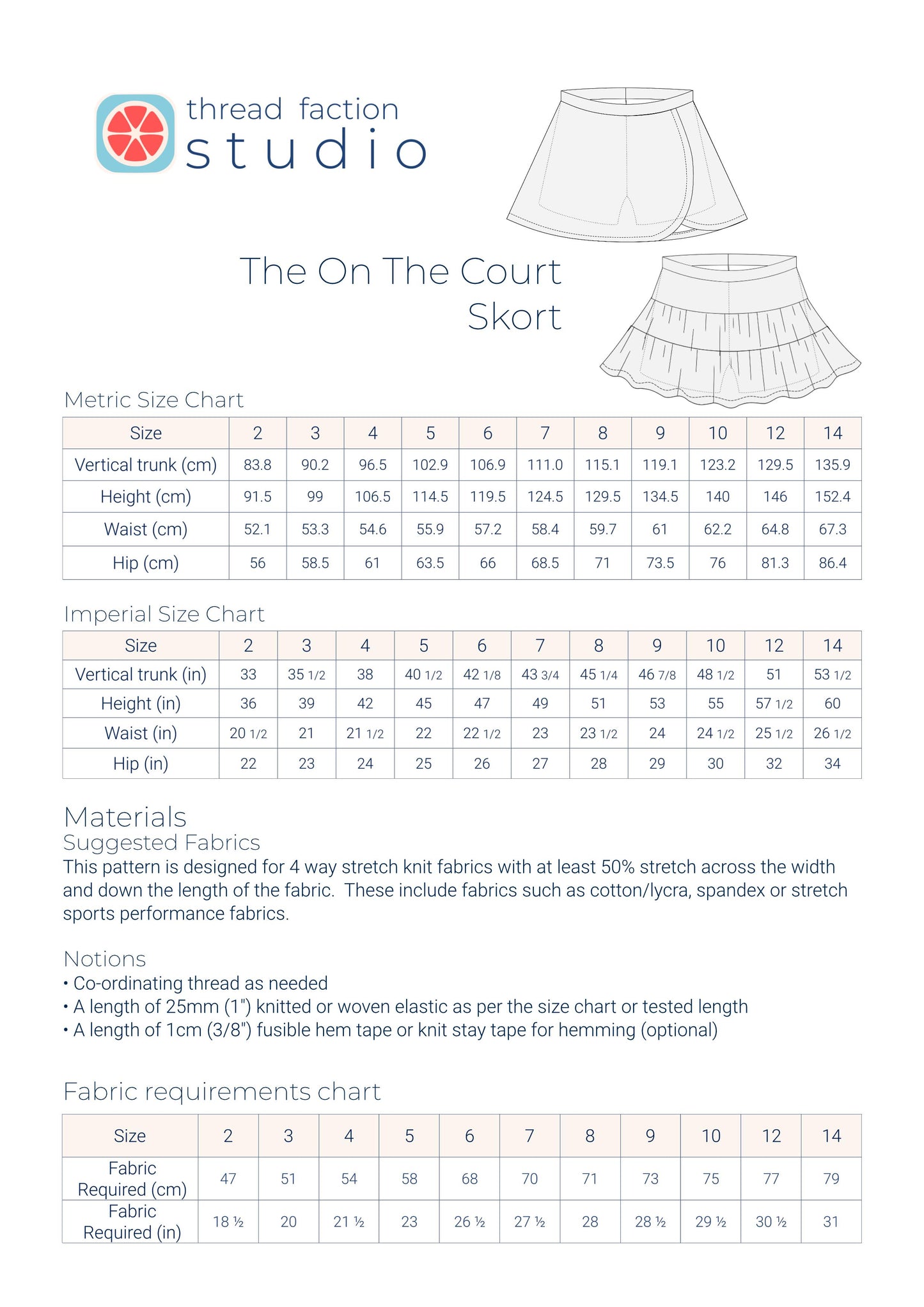 The On The Court Skort