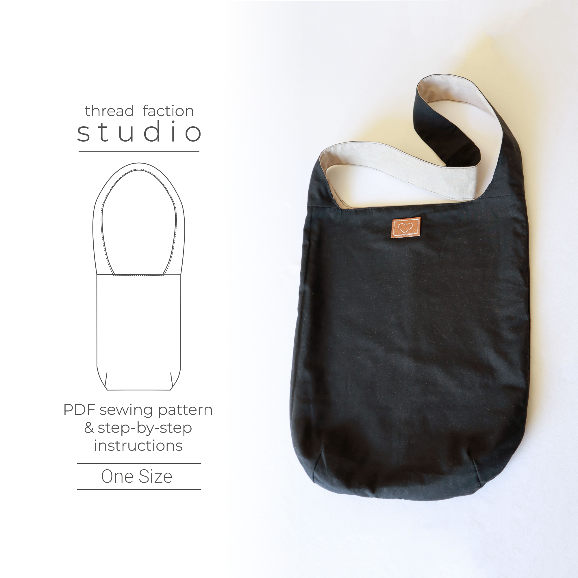The Zero Waste Shoulder Bag – Thread Faction Studio