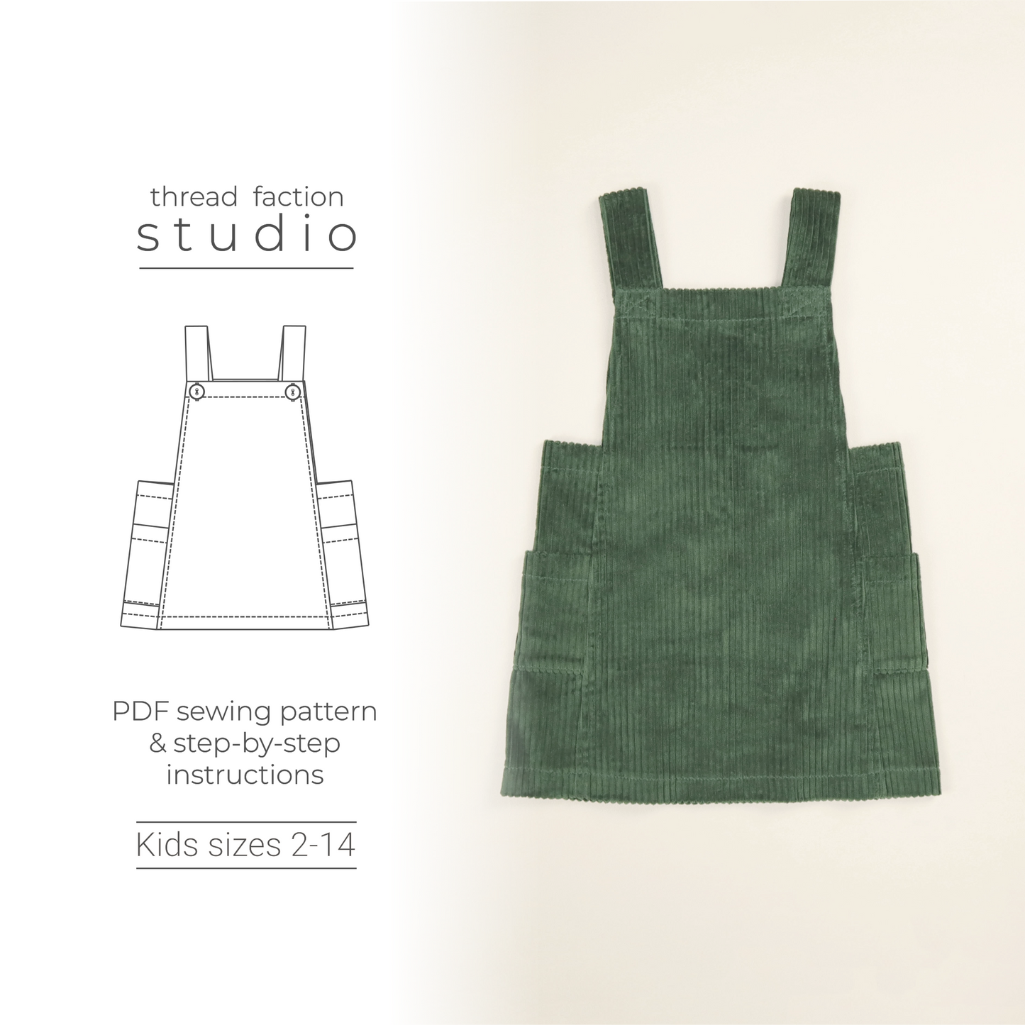 Zero Waste Pinafore Pattern
