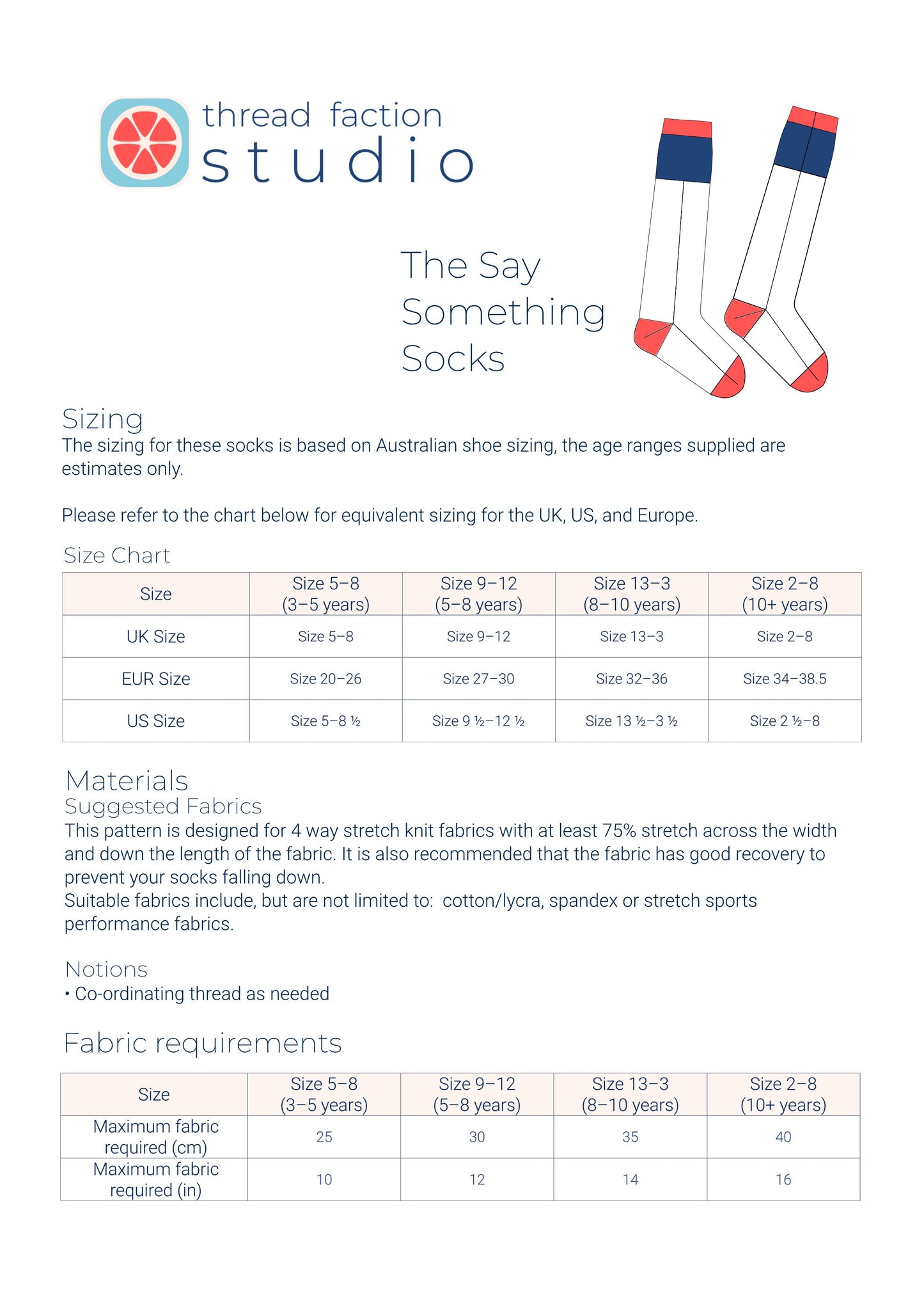 The Say Something Socks