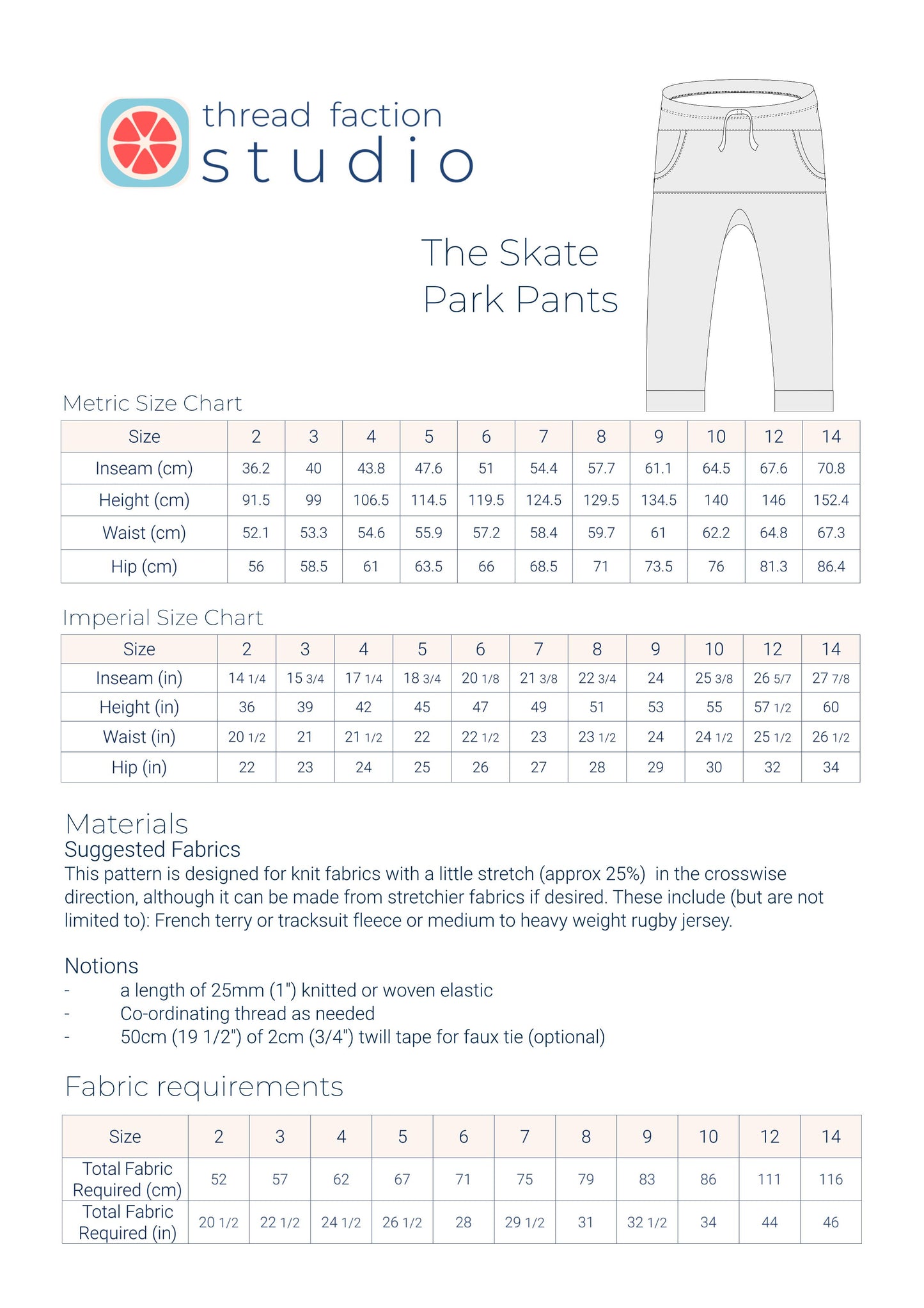 The Skate Park Pants