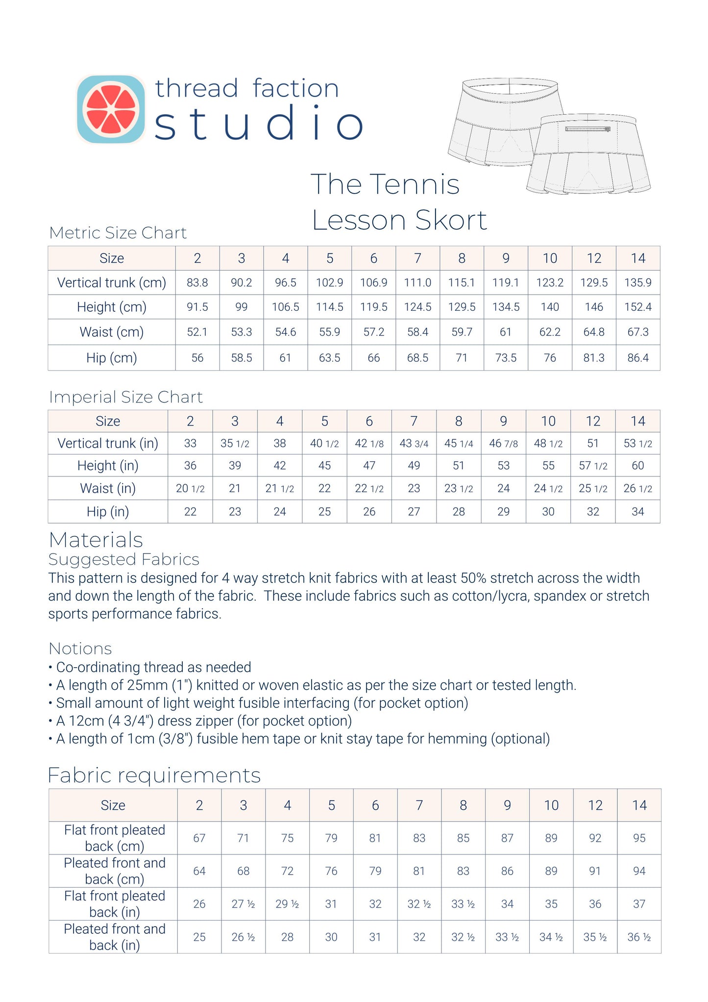 The Tennis Lesson Skort