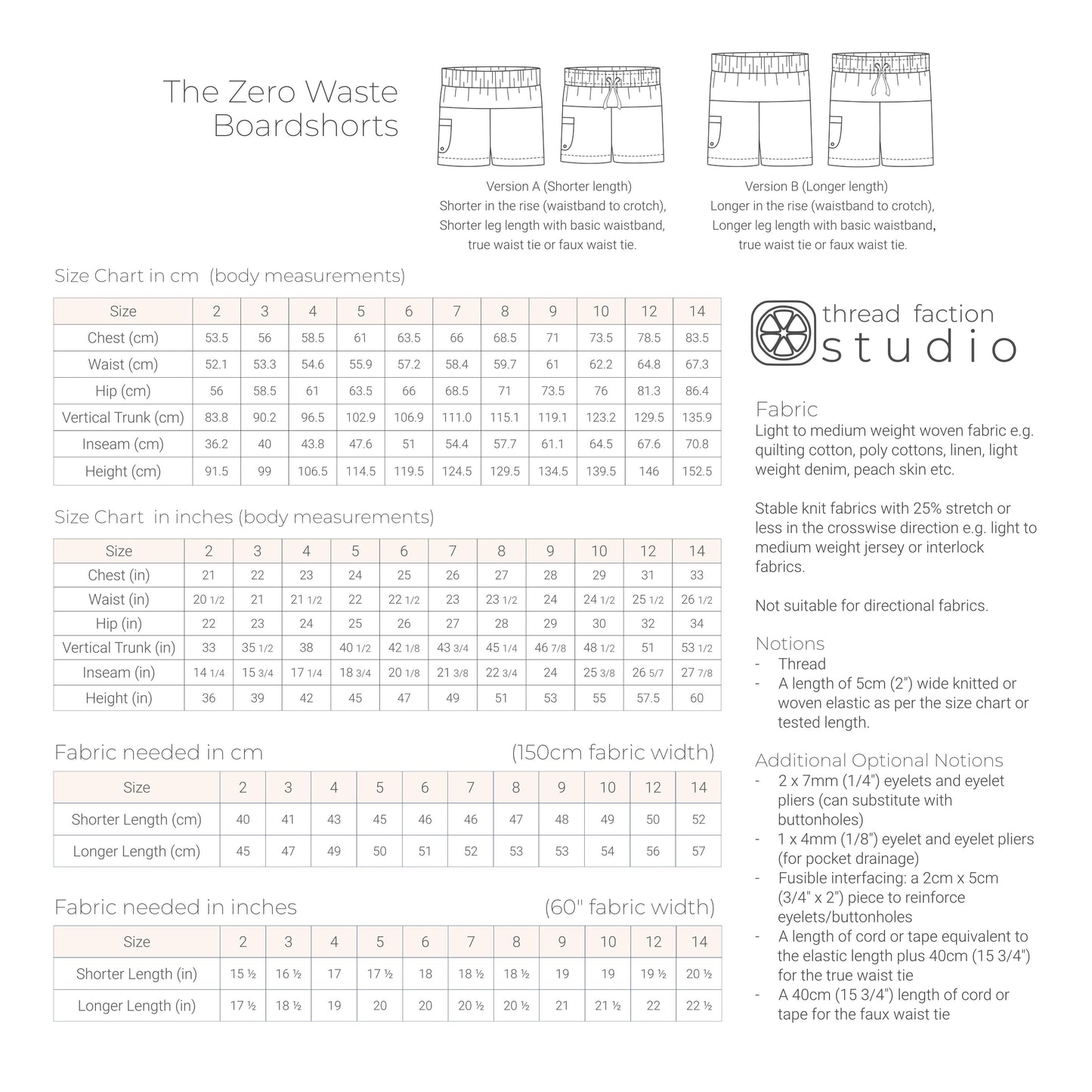 The Zero Waste Boardshorts