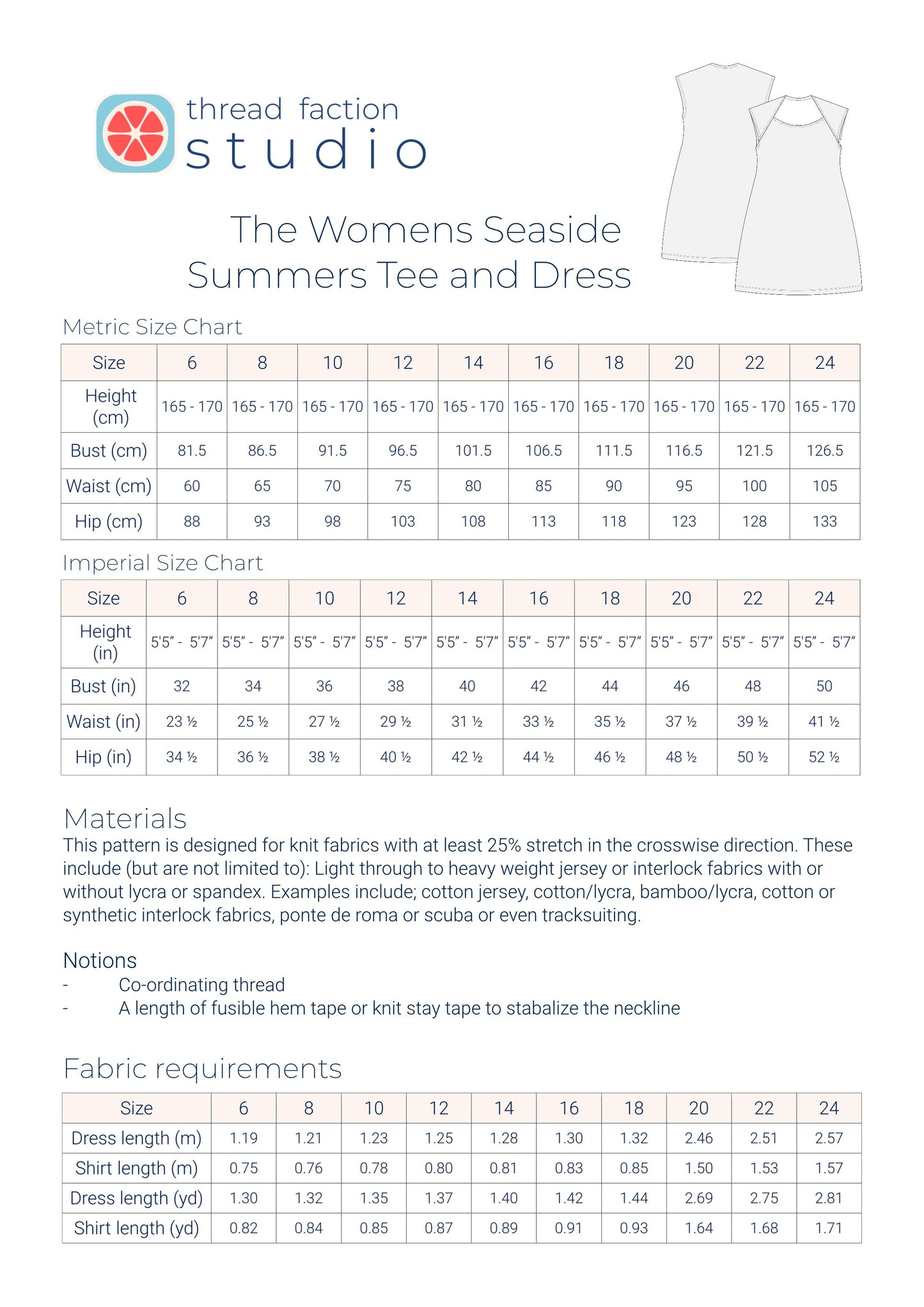 The Women's Seaside Summers Tee and Dress