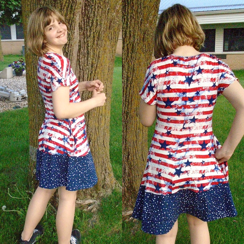 #205 Ladies Everyday Swing Dress- Instant download PDF Sewing Pattern