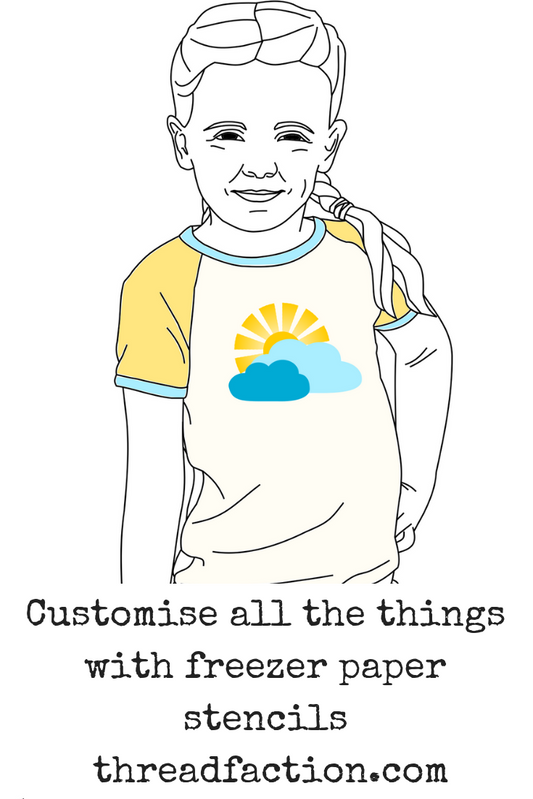 How to customise all the things with freezer paper [FREE DESIGNS]