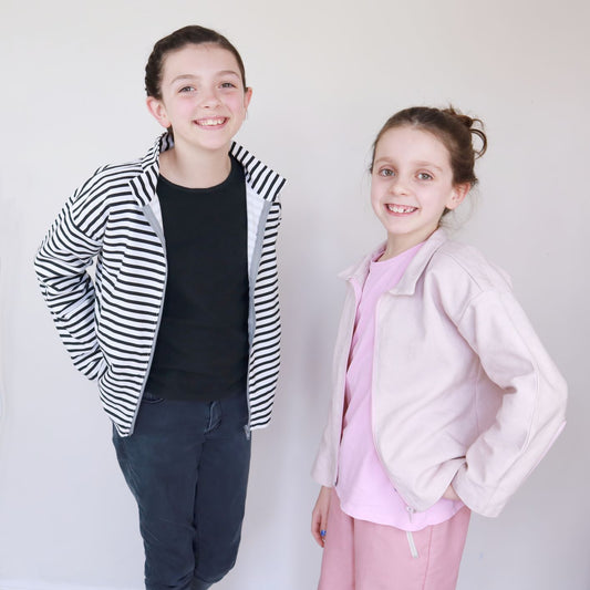 2021 Zero Waste Mini Collection Blog Tour [ZW Henley Tee Zip Jacket Hack]