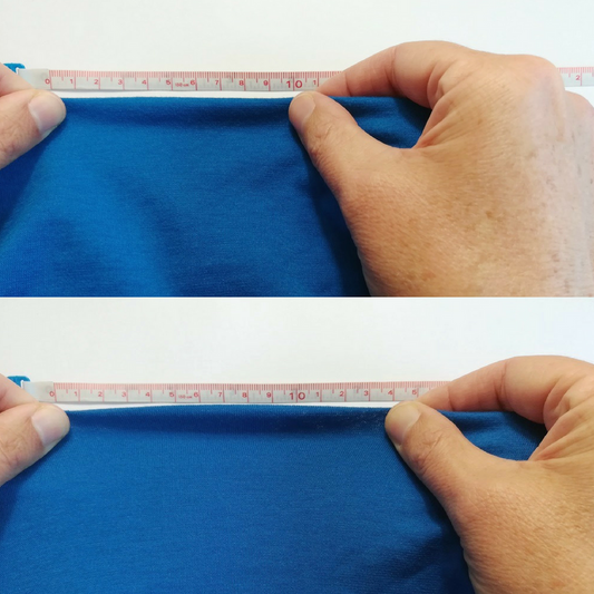 Stretch Factor - How to work out a fabrics stretch percentage