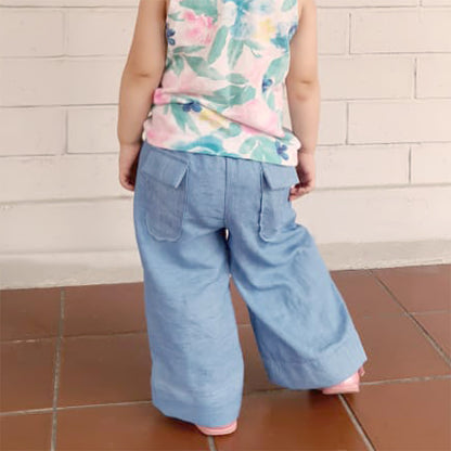 Zero Waste Wide Leg Pants Pattern