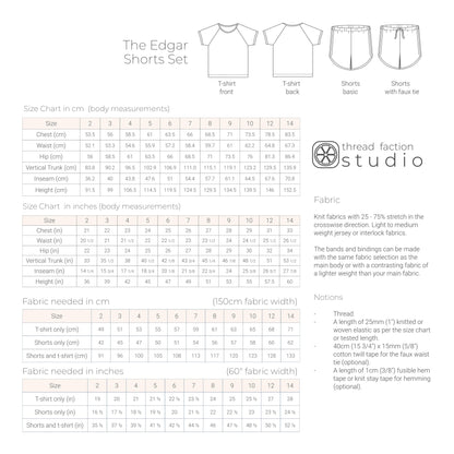 The Edgar Shorts Set