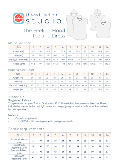 The Feeling Hood Tee and Dress
