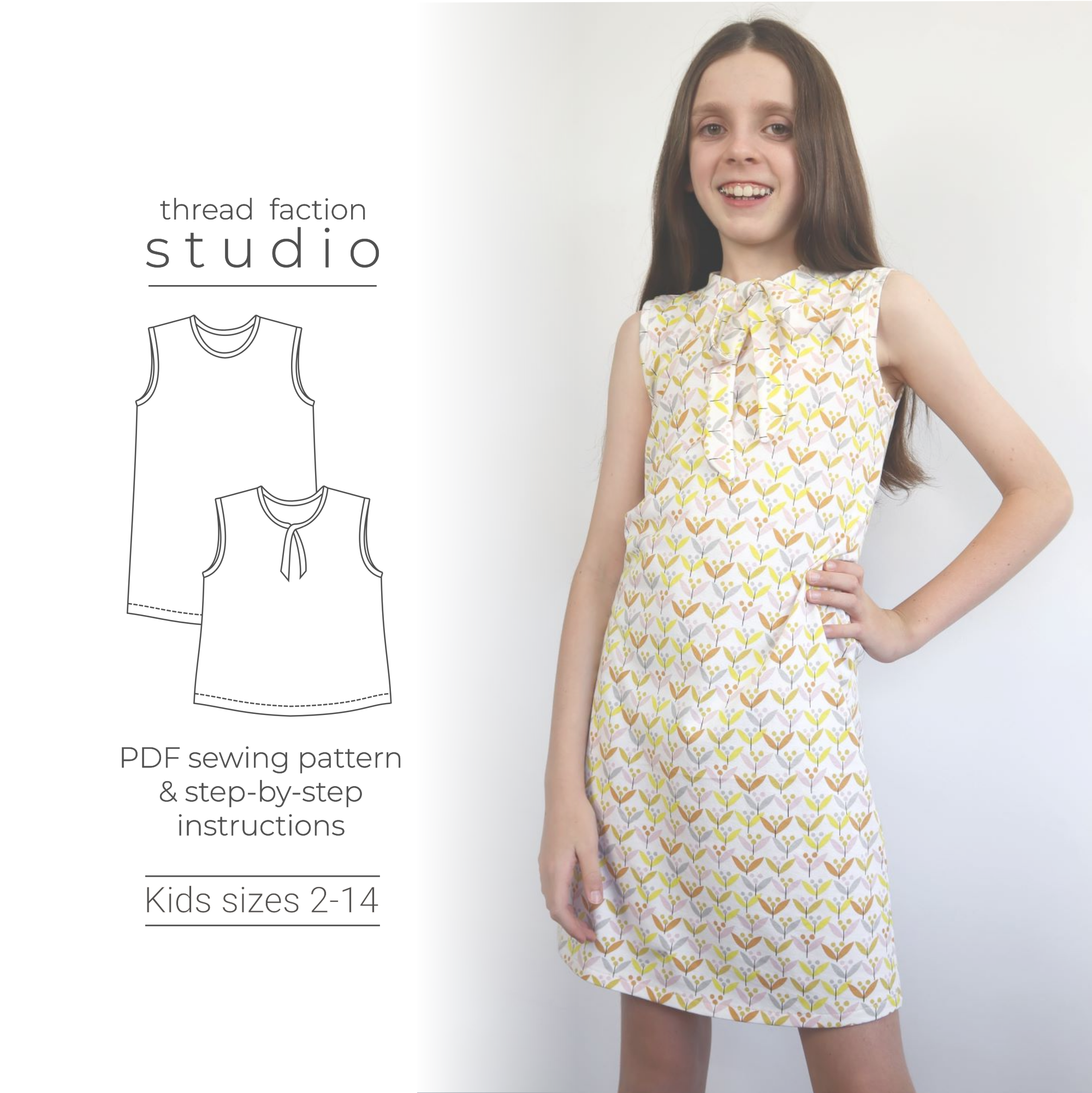 Faction Patterns The Bow Tank and Dress – Thread Faction Studio
