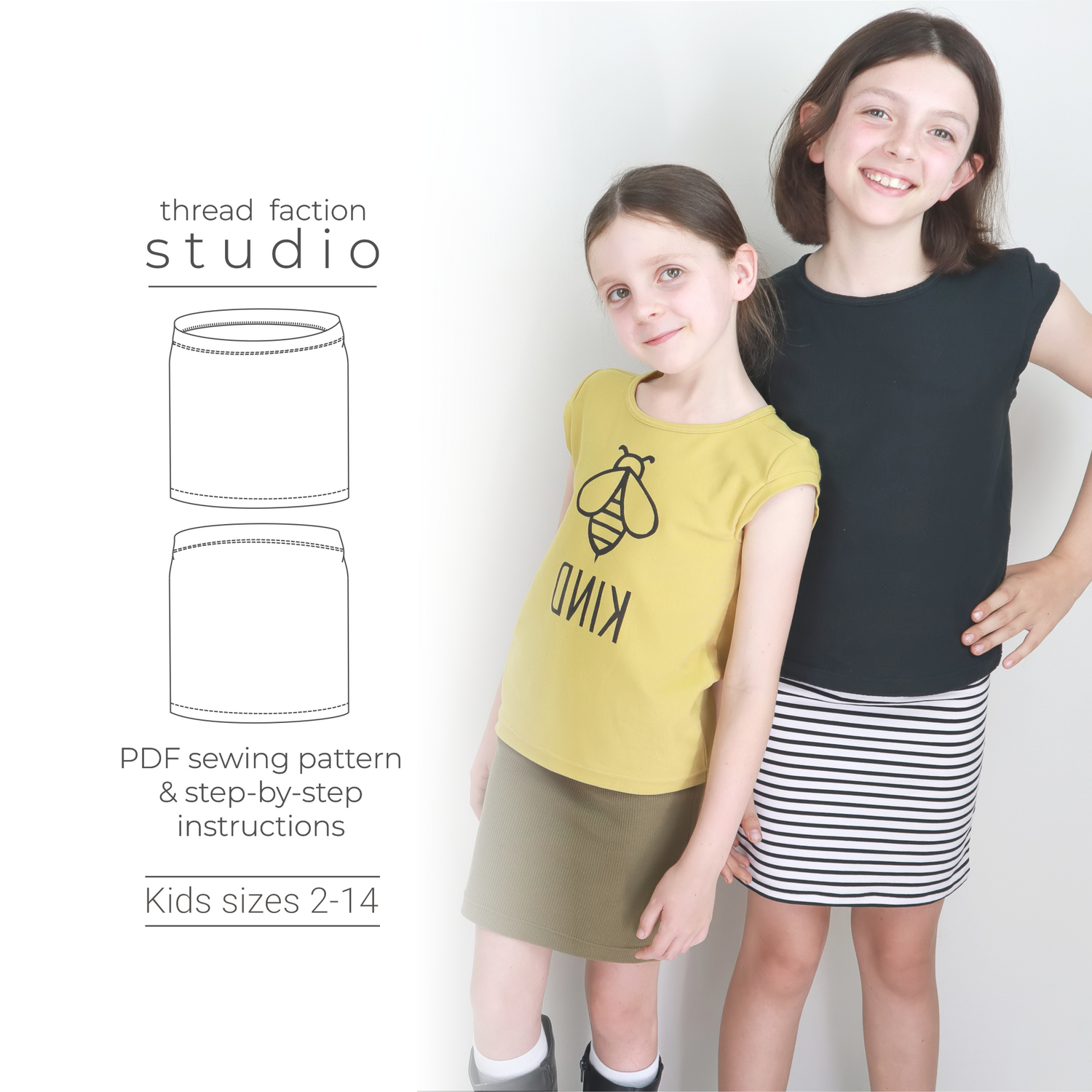 Zero Waste Pencil Skirt Pattern – Thread Faction Studio