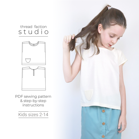 Zero Waste Basic Blouse Pattern