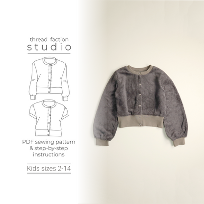 Tea Party Cardigan & Top PDF Sewing Pattern