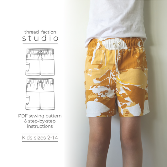 The Sand and Sidewalk Boardshorts and Skate Pants by Fishsticks Designs —  Pattern Revolution