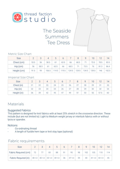 The Seaside Summers Tee Dress