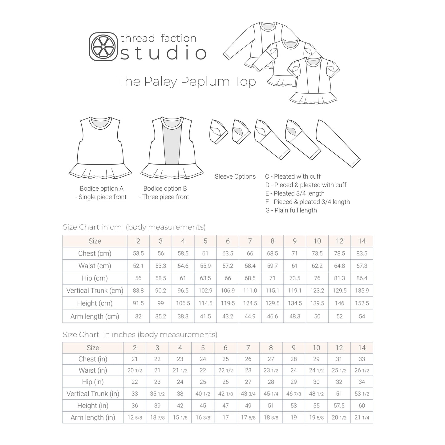 The Paley Peplum Top