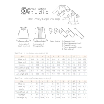 The Paley Peplum Top