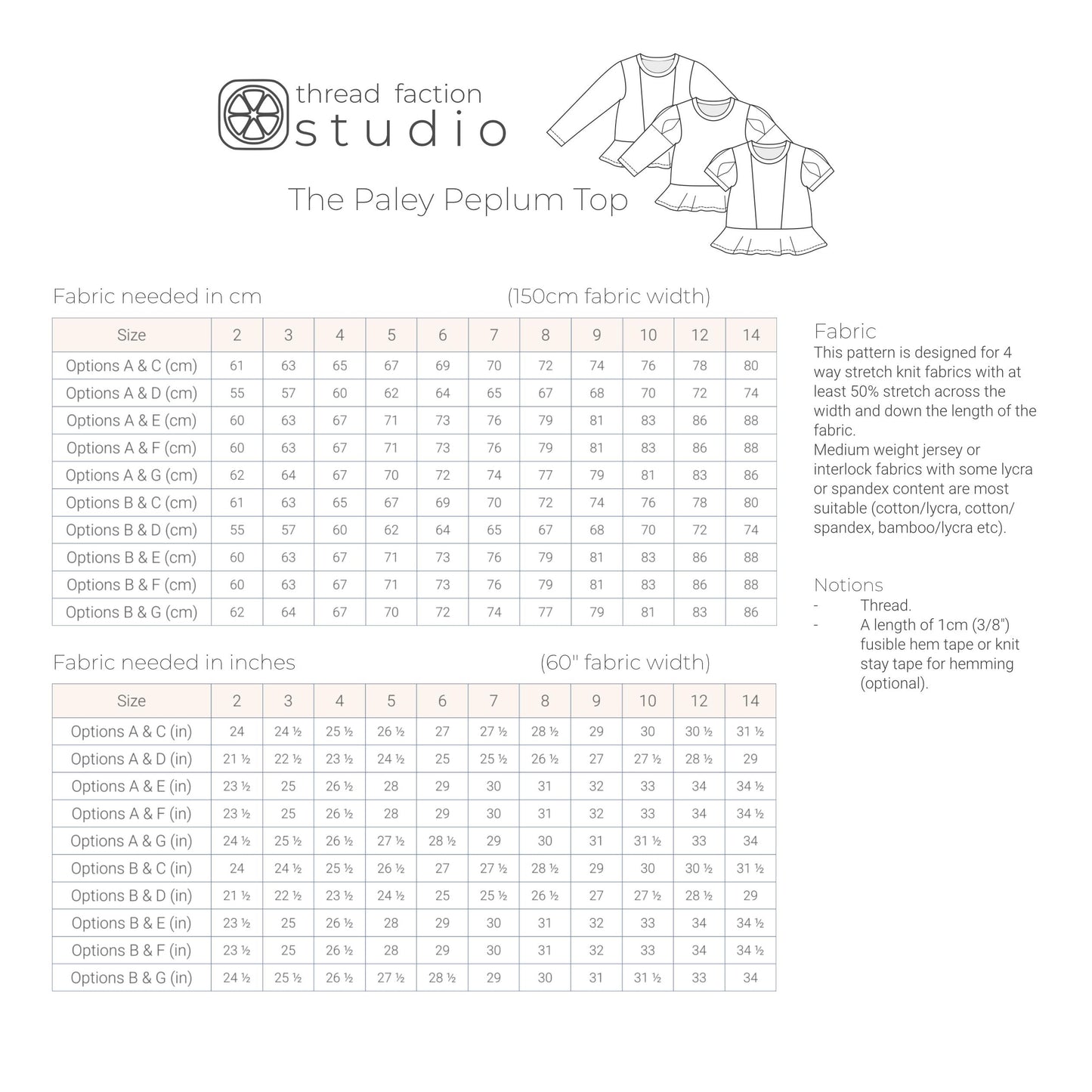 The Paley Peplum Top