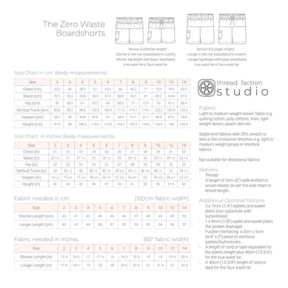 The Zero Waste Boardshorts