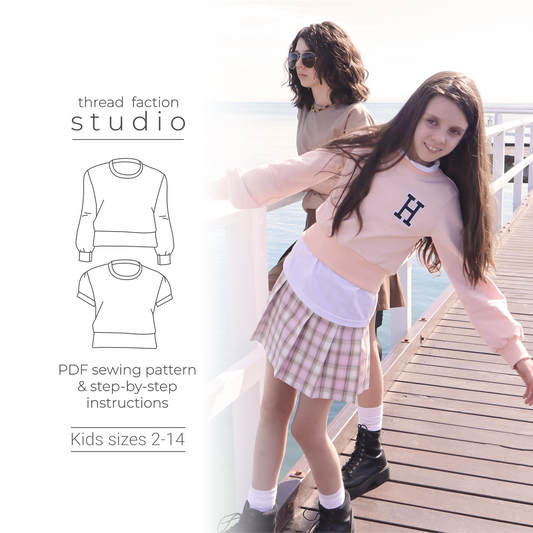Sweet Sleeve Sweater & Top PDF Sewing Pattern