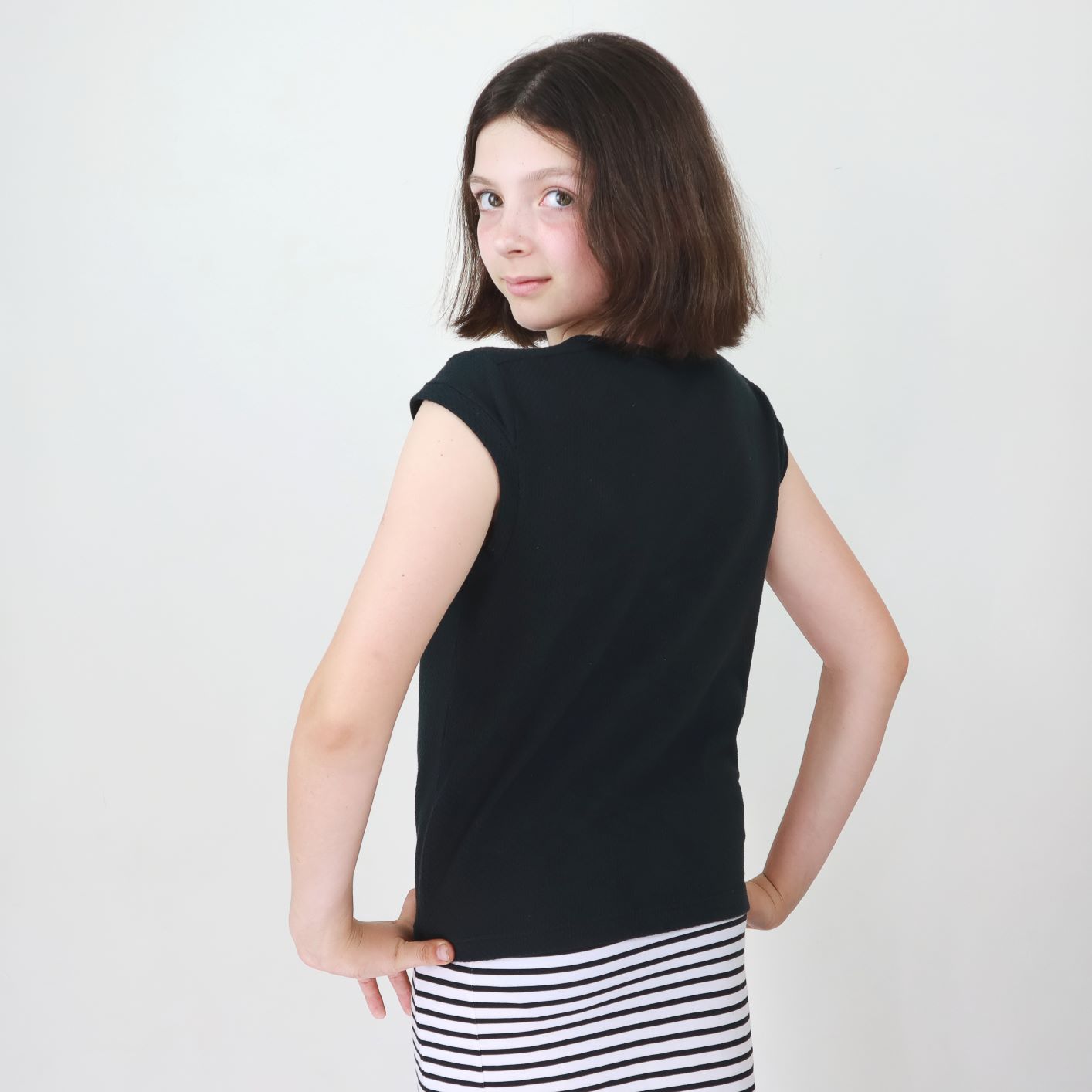 Zero Waste Cap Sleeve Tee Pattern