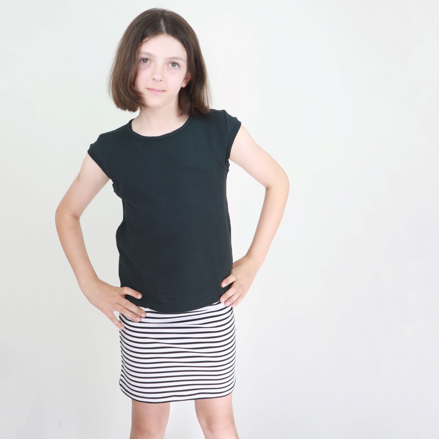 Zero Waste Cap Sleeve Tee Pattern