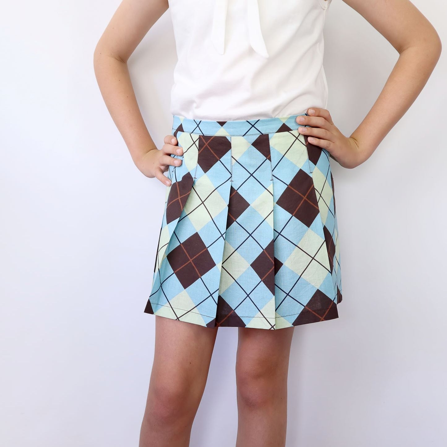 Zero Waste Pleated Skirt