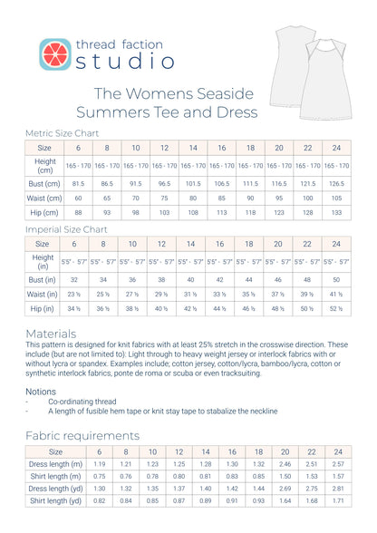 The Women's Seaside Summers Tee and Dress