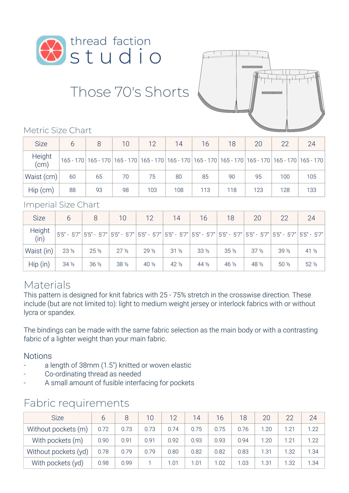 Those 70's Shorts (women's)