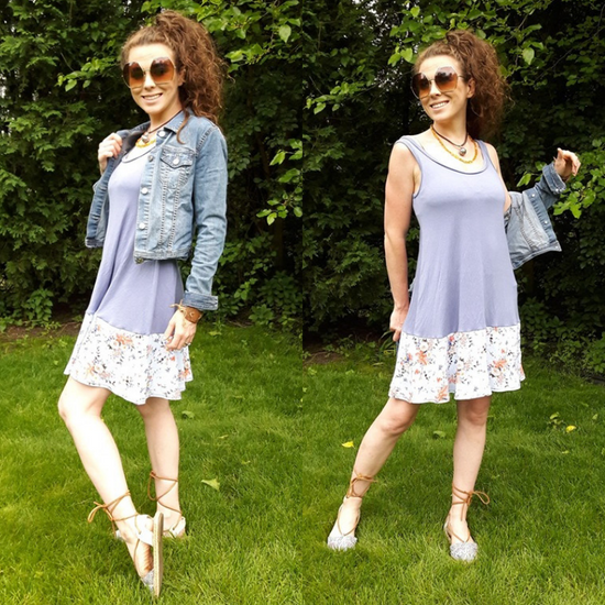 205 Ladies Everyday Swing Dress Instant download PDF Sewing Pattern